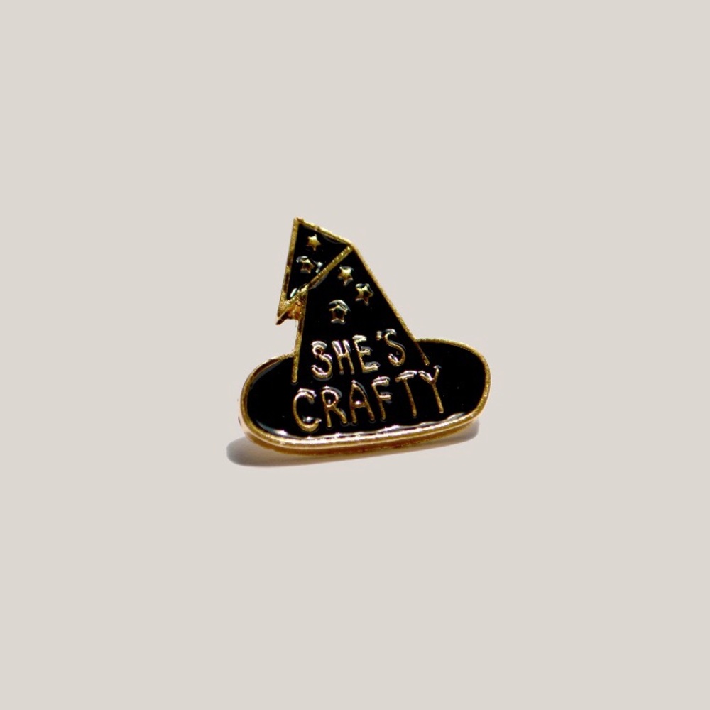 She’s Crafty Enamel Pin